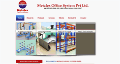 Desktop Screenshot of metalexindia.com